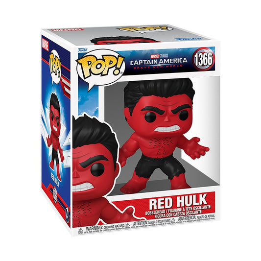 Captain America Brave New World Red Hulk Funko Pop! Super Bobblehead Figure-0