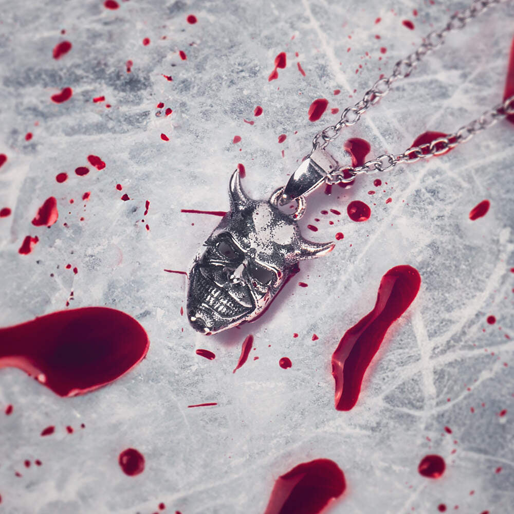 Black Phone 2 Grabber Mask Pendant Necklace