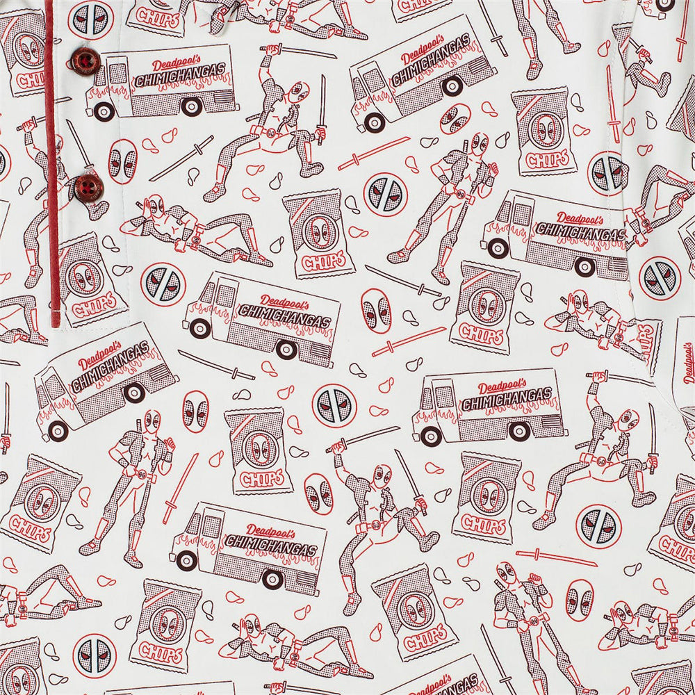 Deadpool & Wolverine: Deadpool Chips and Chimi Polo Shirt