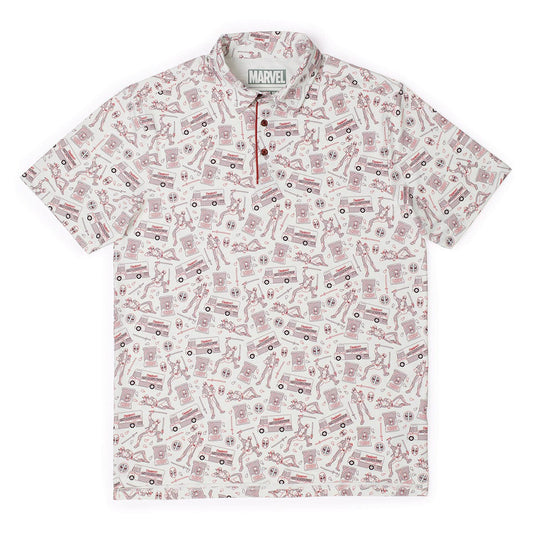Deadpool & Wolverine: Deadpool Chips and Chimi Polo Shirt-0