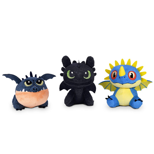 How to Train a Dragon Plush Set of 3-0