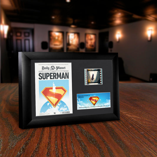 SUPERMAN (2025 Movie) Daily Planet Minicell FilmCells™ Framed Desktop Presentation-1