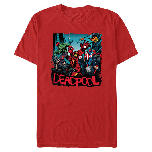 Deadpool & Wolverine Deadpool Like Avengers T-shirt-0