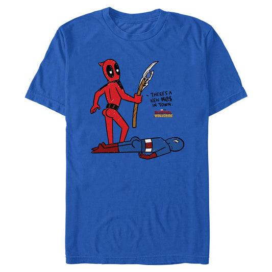 Deadpool & Wolverine New In Town T-shirt-0