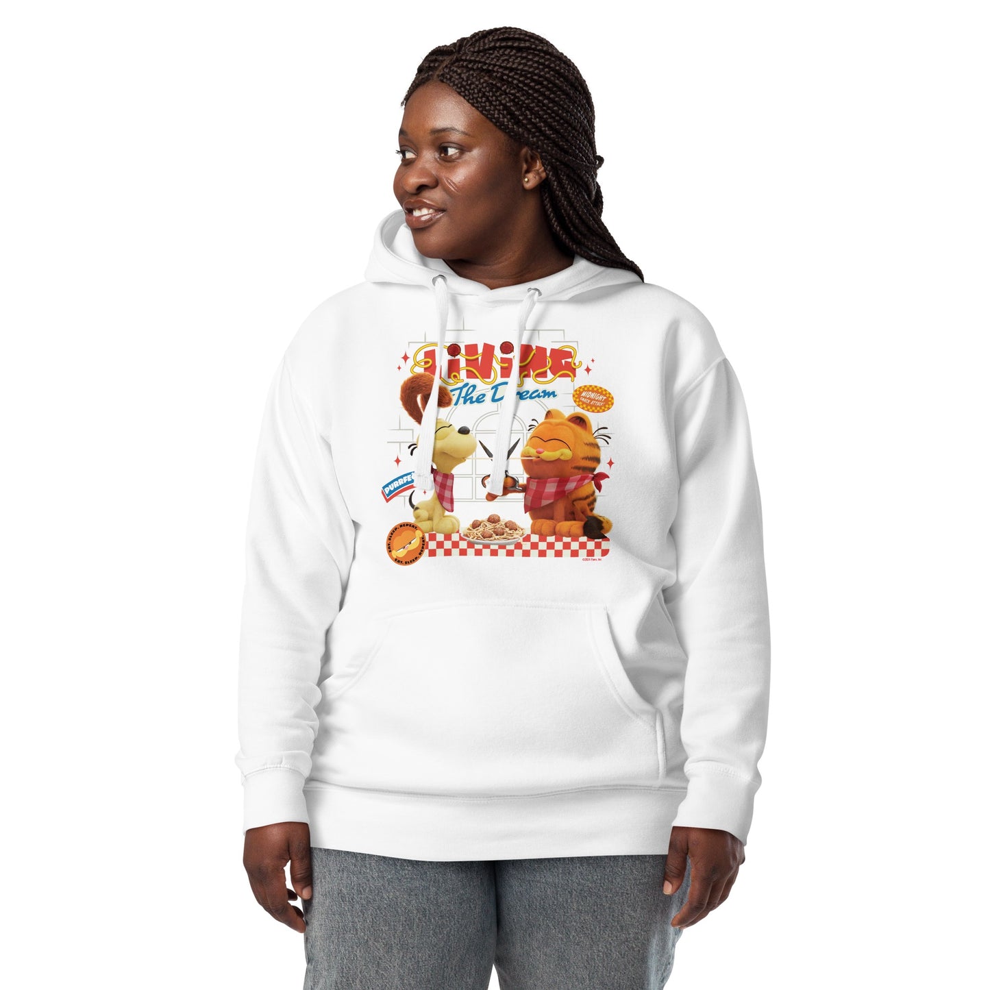 The Garfield Movie Living The Dream Hoodie