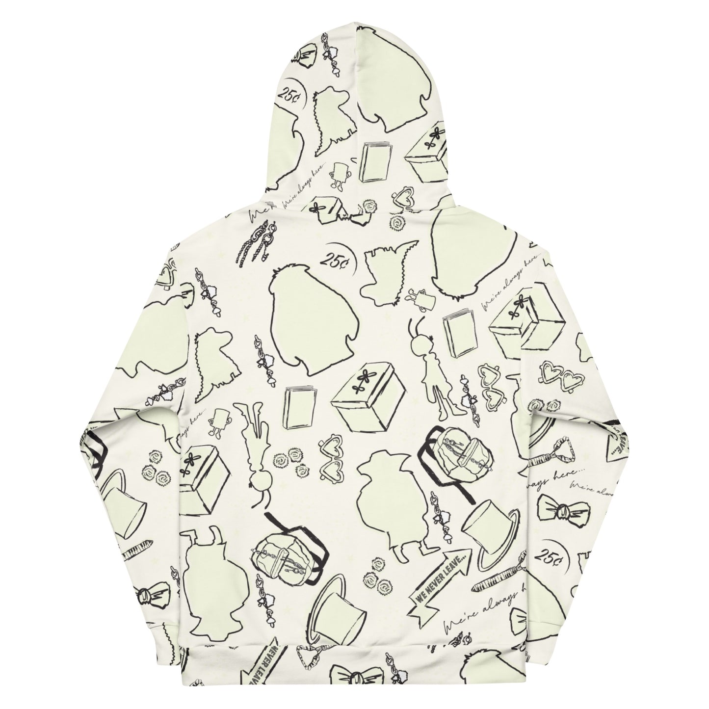 IF Silhouettes Pattern Hoodie
