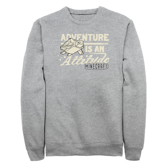A Minecraft Movie Adventure is an Attitude Crewneck Sweatshirt-0
