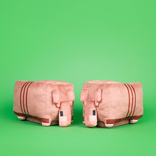 A Minecraft Movie Armadillo Plush Kids Slippers-6