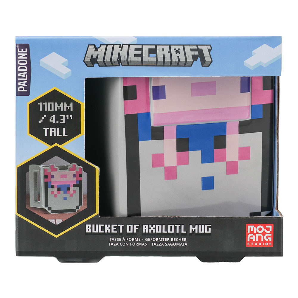 A Minecraft Movie Bucket of Axolotl Mug