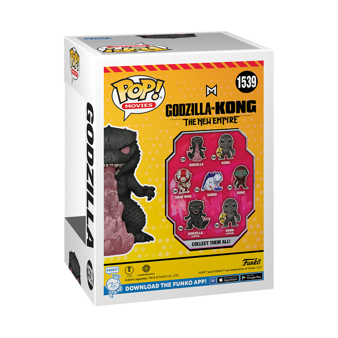 Monsterverse Godzilla vs. Kong - Gozilla with Heat-Ray Funko Pop! Figure