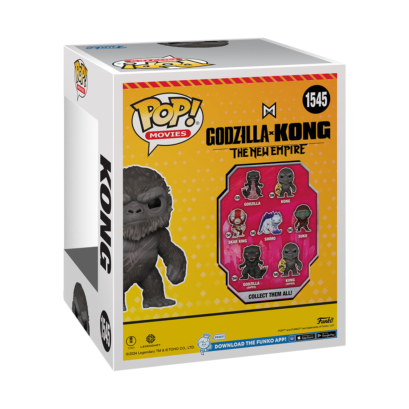 Monsterverse Godzilla vs. Kong - Kong Super Funko Pop! Figure