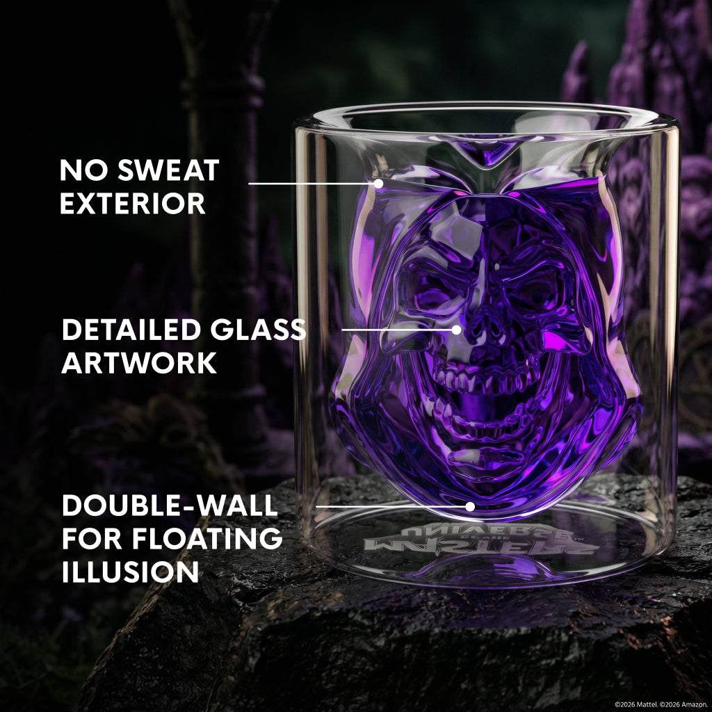 Masters of the Universe 2026 Movie Skeletor Glasses - Set of 2