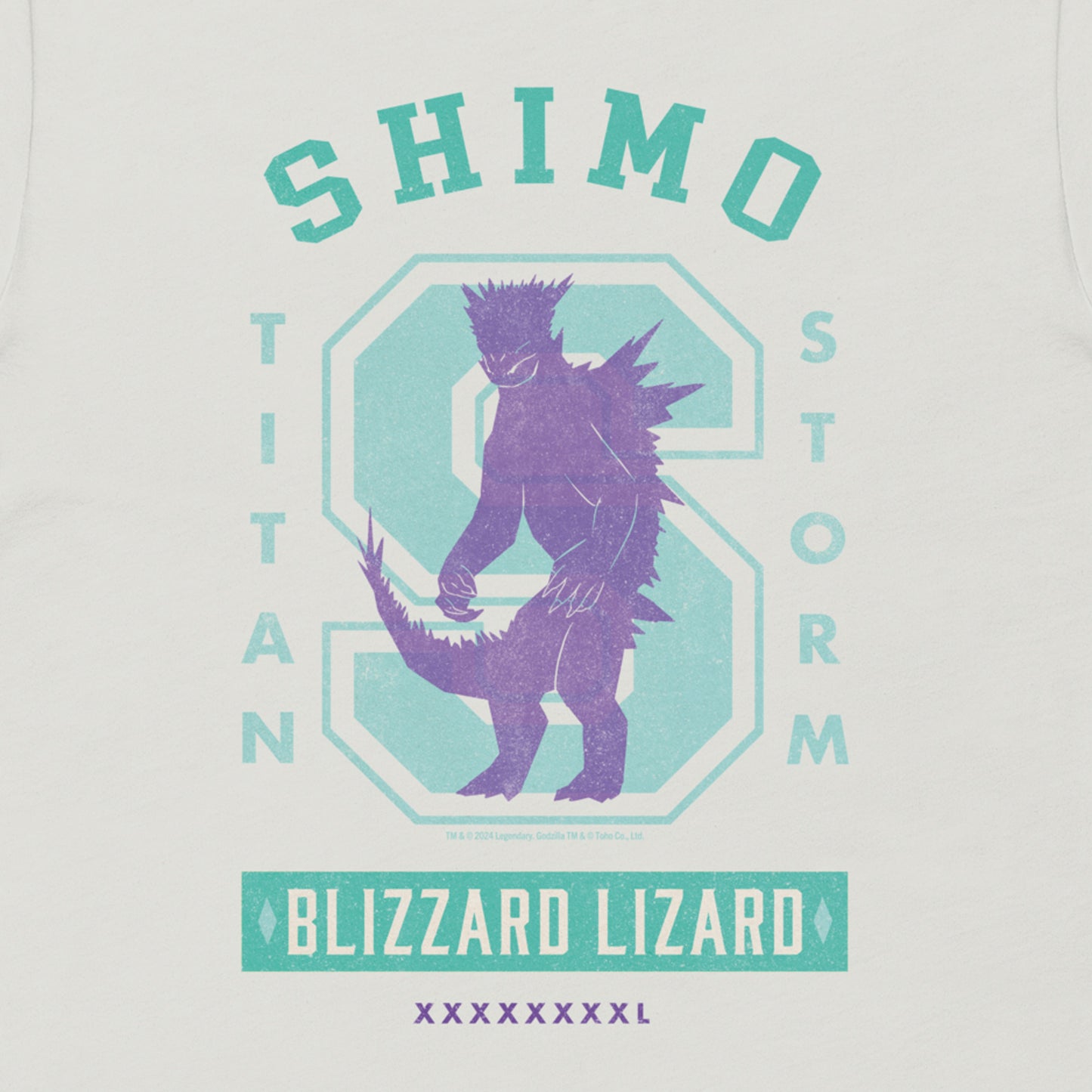 Godzilla x Kong: The New Empire Shimo Blizzard Lizard Tee