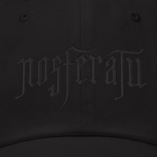 Nosferatu Logo Embroidered Dad Hat-1
