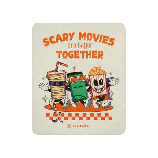 Regal Cinemas Scary Movies Sherpa Blanket-7