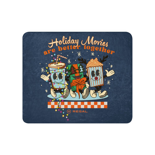 Regal Cinemas Holiday Movies Sherpa Blanket-4
