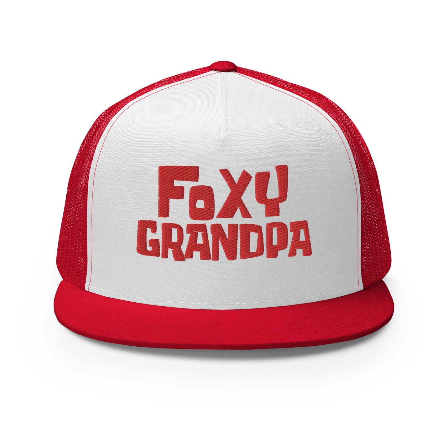 Spongebob Squarepants Foxy Grandpa Trucker Hat Red/ White/ Red