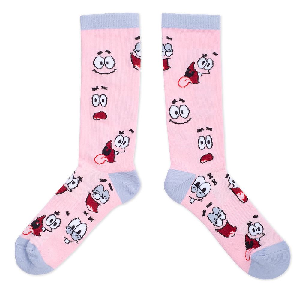 Spongebob SquarePants Patrick Funny Face Crew Socks
