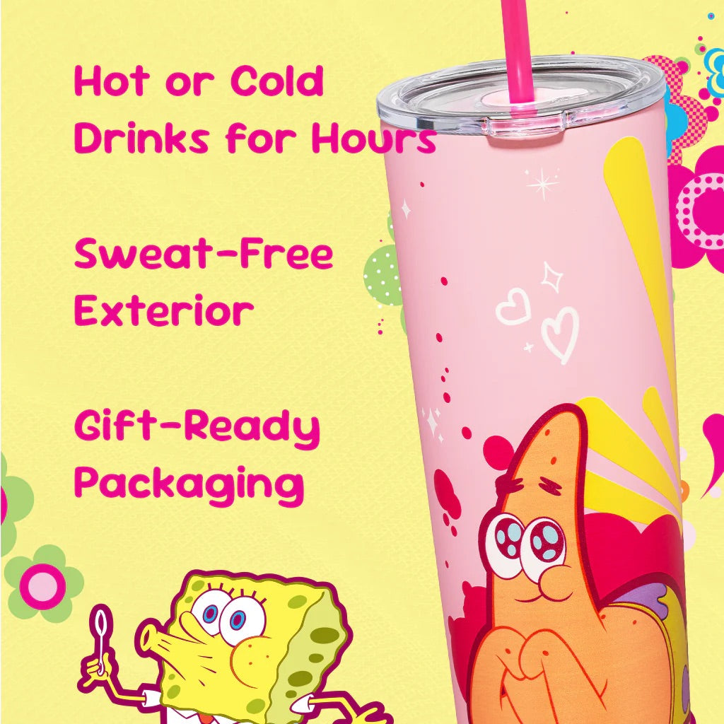 SpongeBob SquarePants Pink Tumbler - 24 oz