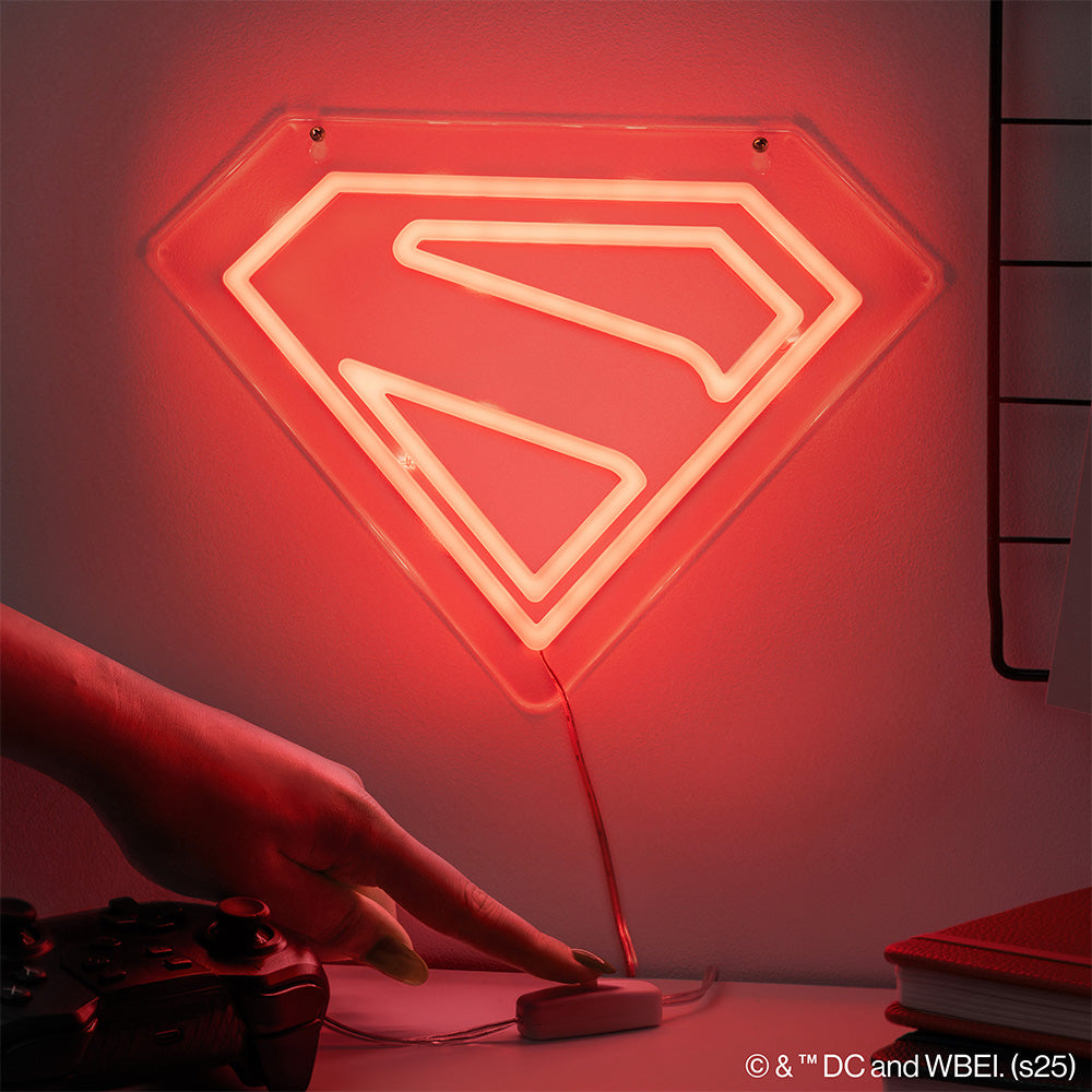 SUPERMAN (2025 Movie) Superman Wall Mountable LED Neon Light