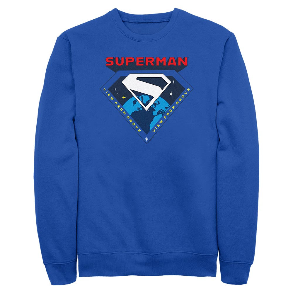 SUPERMAN (2025) Movie View Prom Above Crewneck Royal