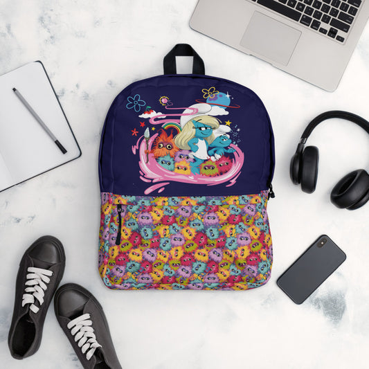 Smurfs Characters Backpack-2