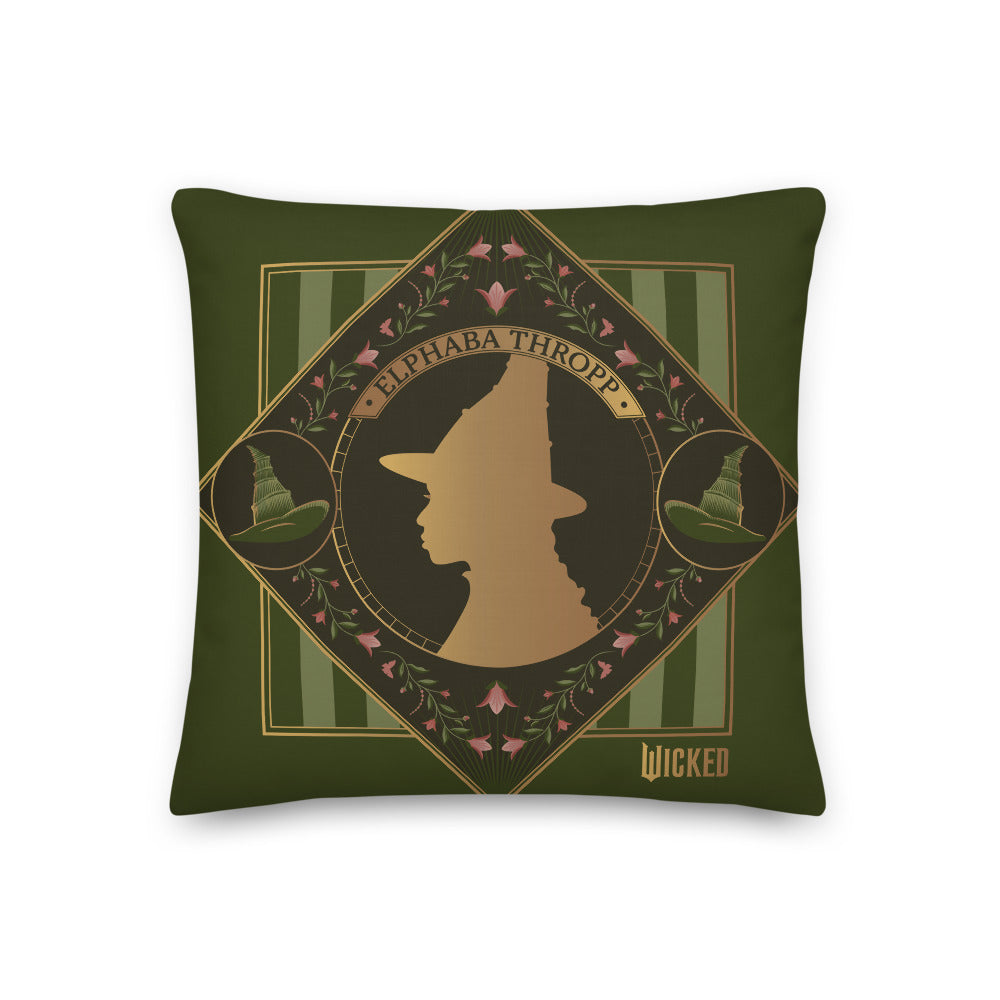Wicked Enchanted Elements Elphaba & Glinda Throw Pillow