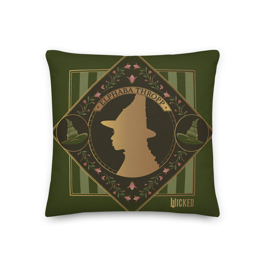 Wicked Enchanted Elements Elphaba & Glinda Throw Pillow-3