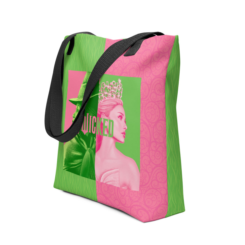 Wicked Pink & Green Tote Bag