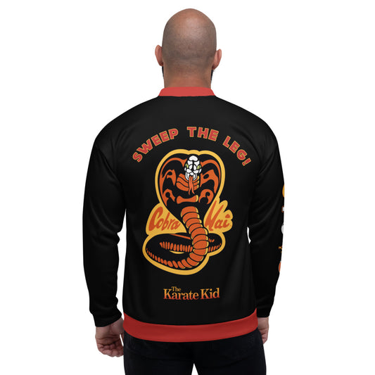 Karate Kid: Legends Sweep The Leg! Bomber Jacket White-3