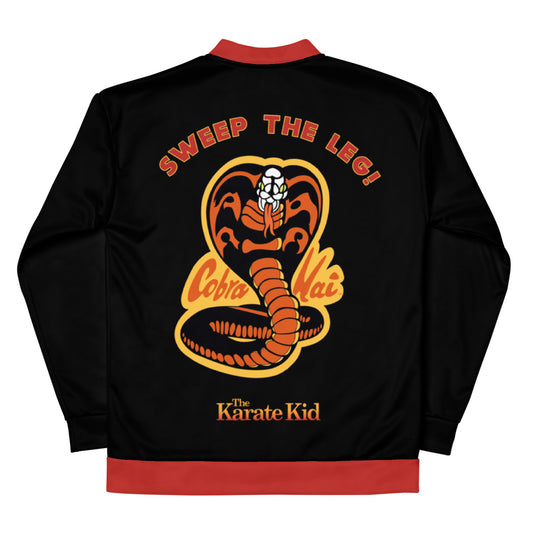Karate Kid: Legends Sweep The Leg! Bomber Jacket White-1