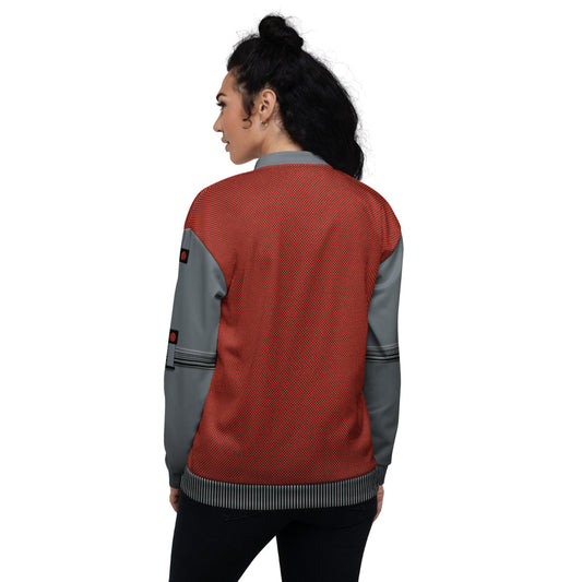 Back to the Future Marty McFly Bomber Jacket White-5