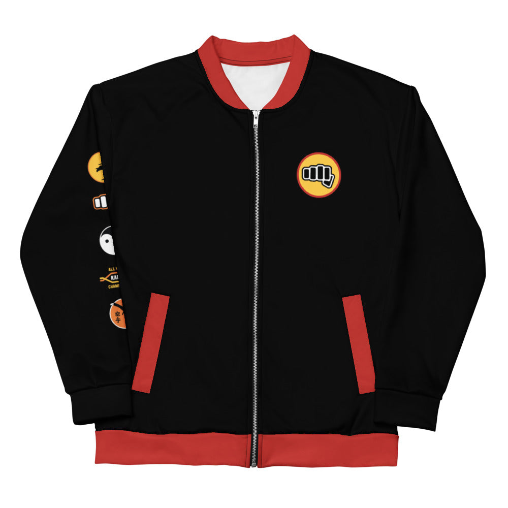 Karate Kid: Legends Sweep The Leg! Bomber Jacket White