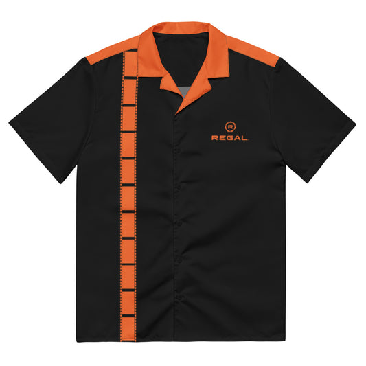 Regal Cinemas Film Reel Button Front Shirt-0
