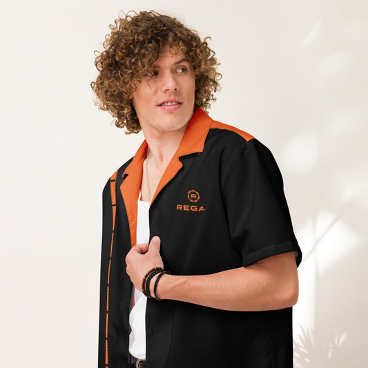 Regal Cinemas Film Reel Button Front Shirt-2