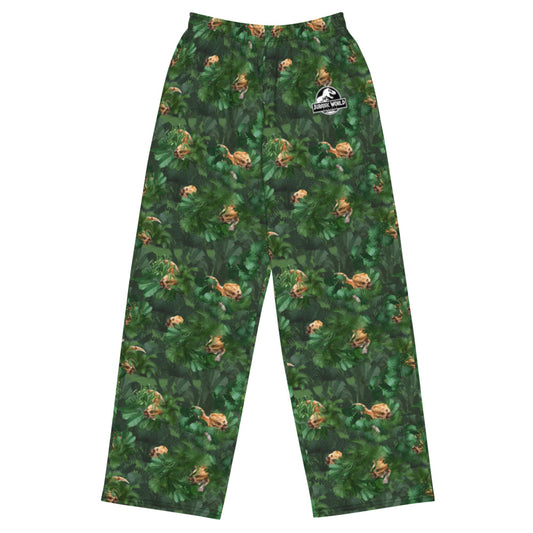 Jurassic World Rebirth Aquilops Colossal Patterned Wide-Leg Pants-0