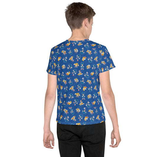 Sonic the Hedgehog 3 Sonic & Tails Youth T-Shirt-3