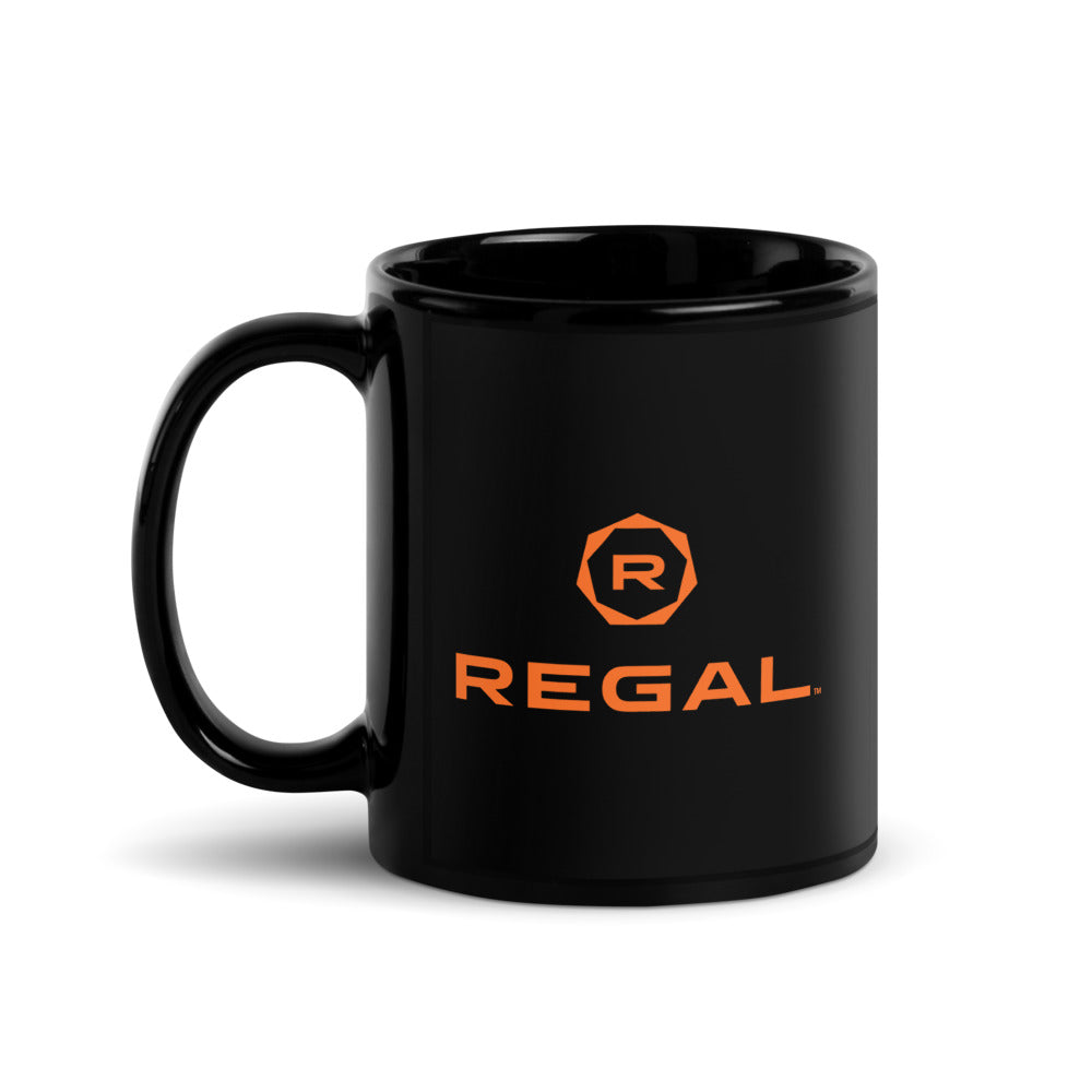 Regal Cinemas Logo Black Mug