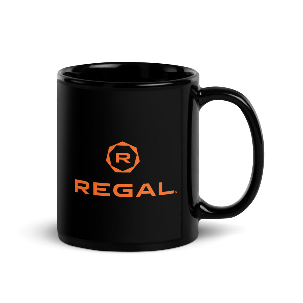 Regal Cinemas Logo Black Mug