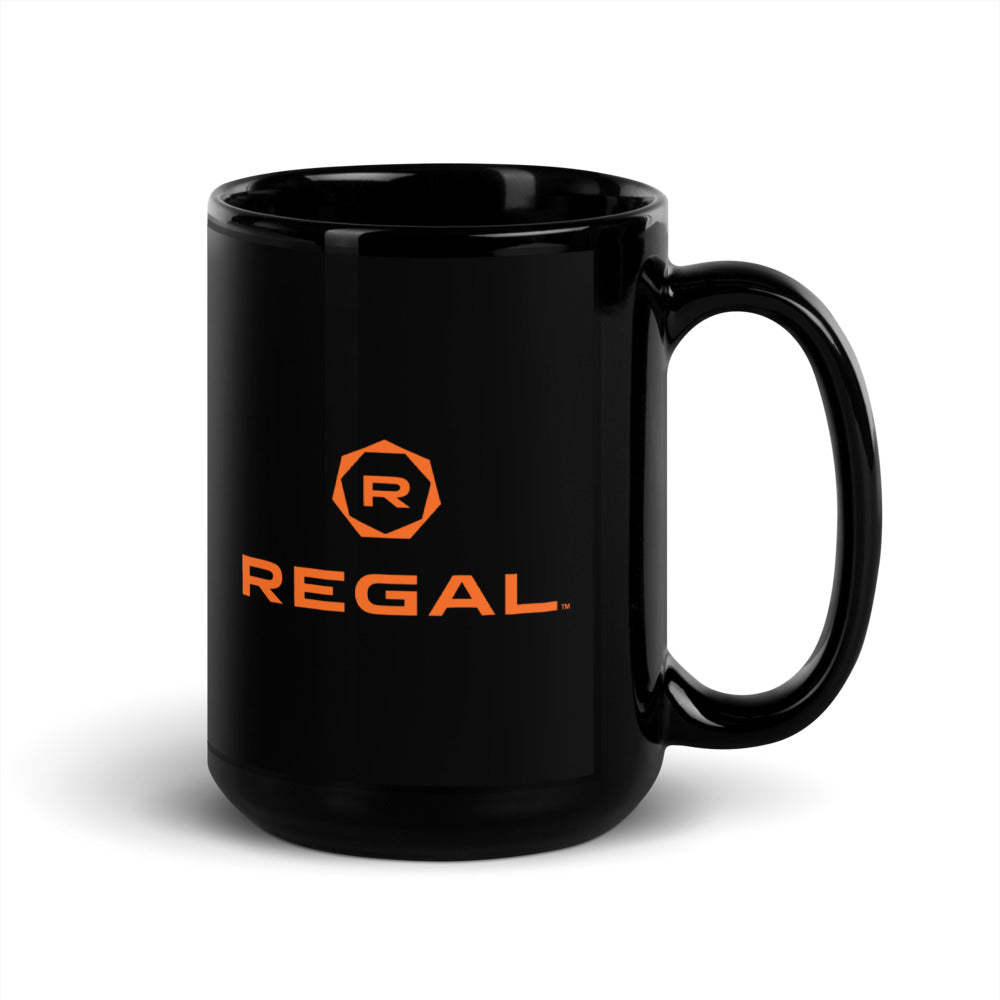 Regal Cinemas Logo Black Mug