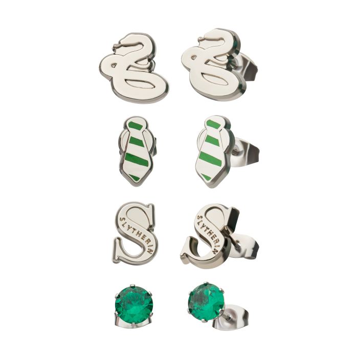 Harry Potter Slytherine Stud Earring Set