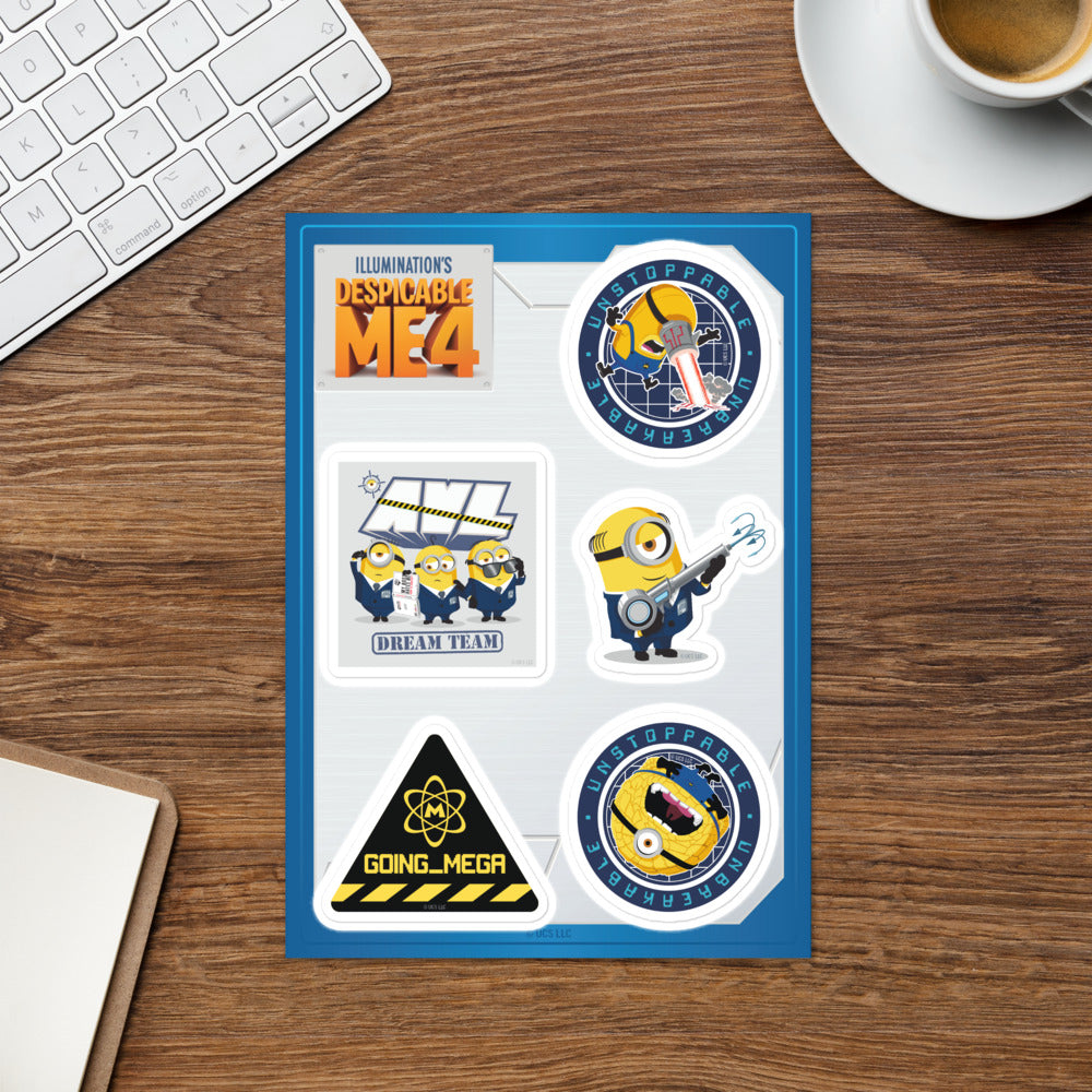 Despicable Me 4 Sticker Sheet