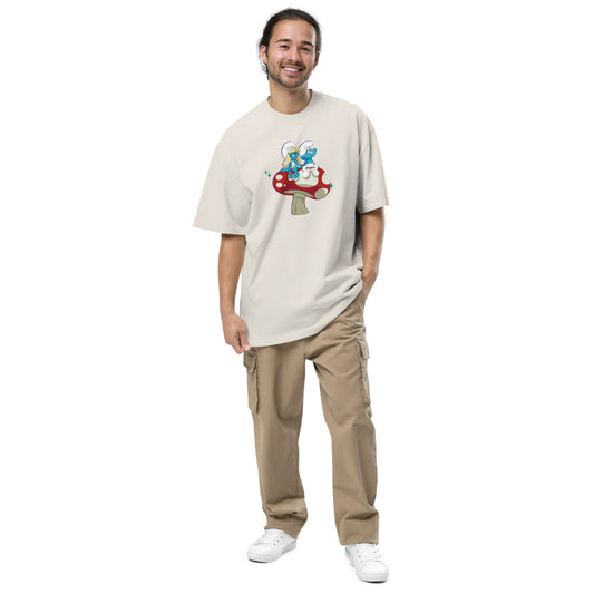 Smurfs Smurf Love T-Shirt Faded Bone-2