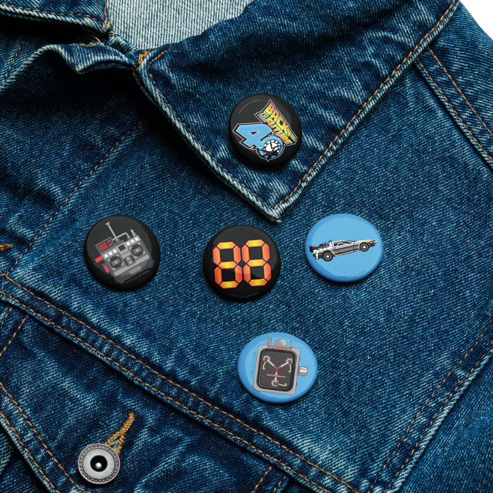 Back to the Future Icons Pin Set