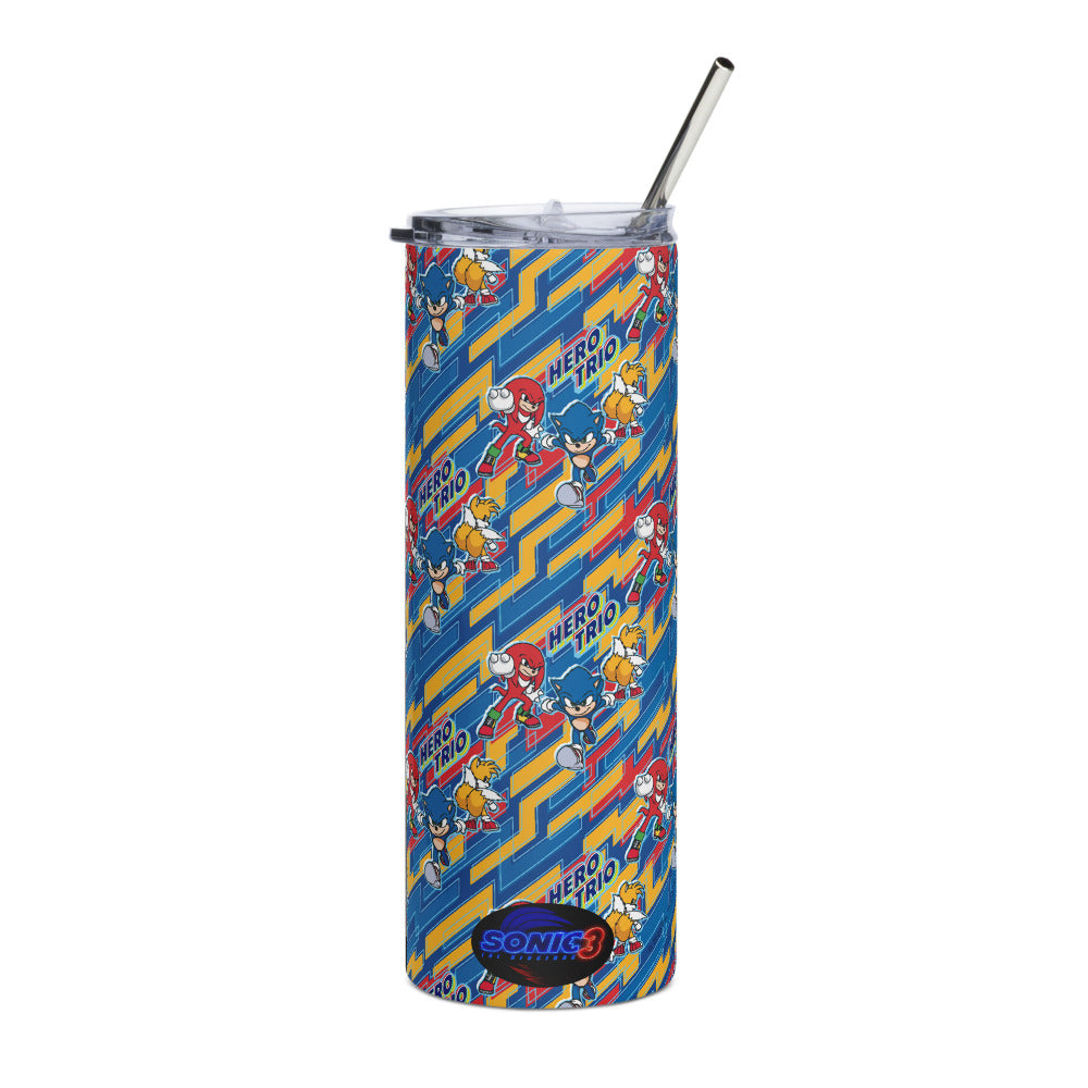 Sonic the Hedgehog 3 Hero Trio Stainless Steel Tumbler