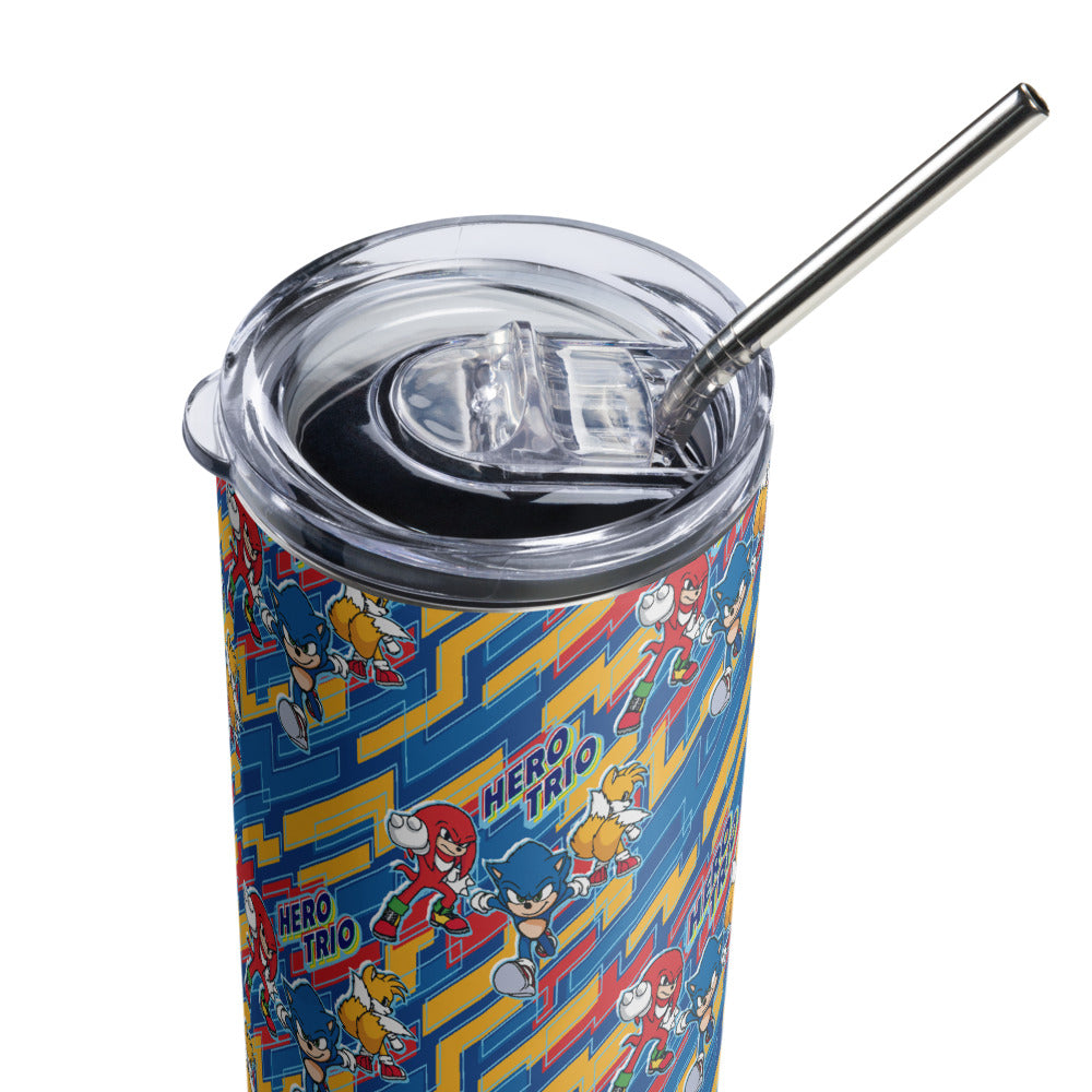 Sonic the Hedgehog 3 Hero Trio Stainless Steel Tumbler