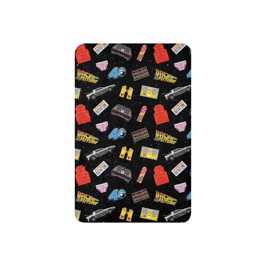 Back to the Future Icons Sherpa Blanket 60 in x 80 in-7