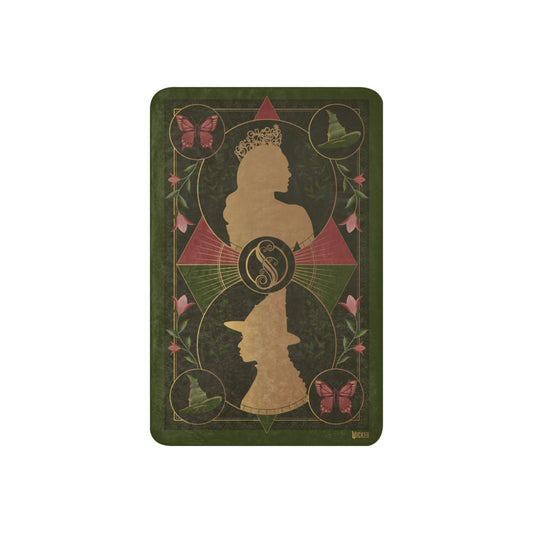 Wicked Enchanted Elements Elphaba & Glinda Sherpa Blanket 60 in x 80 in-4