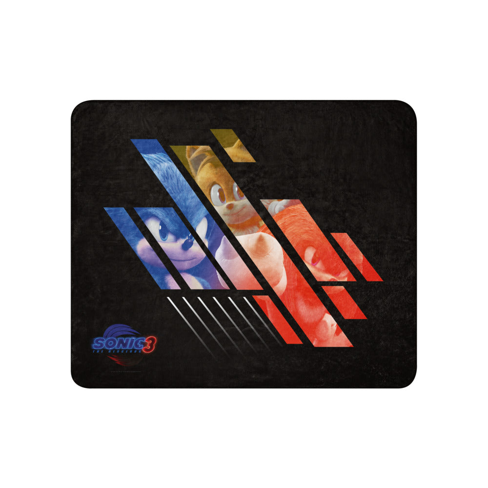 Sonic the Hedgehog 3 Team Sonic Sherpa Blanket