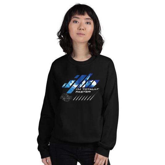 Sonic the Hedgehog 3 I'm Totally Faster Crewneck Sweatshirt-2
